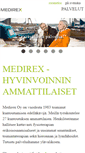 Mobile Screenshot of medirex.fi